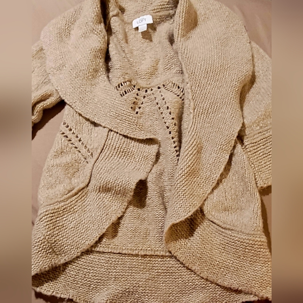Ann Taylor Loft, small, beige